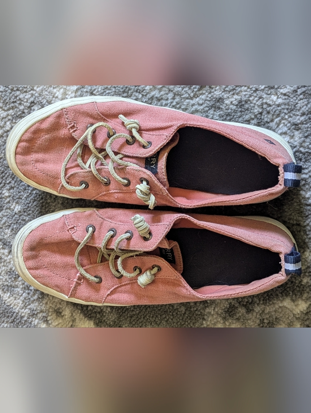 Red Sperry Boat Shoes